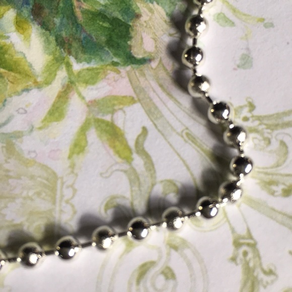 New! Sterling Silver Beaded Anklet - Picture 4 of 8